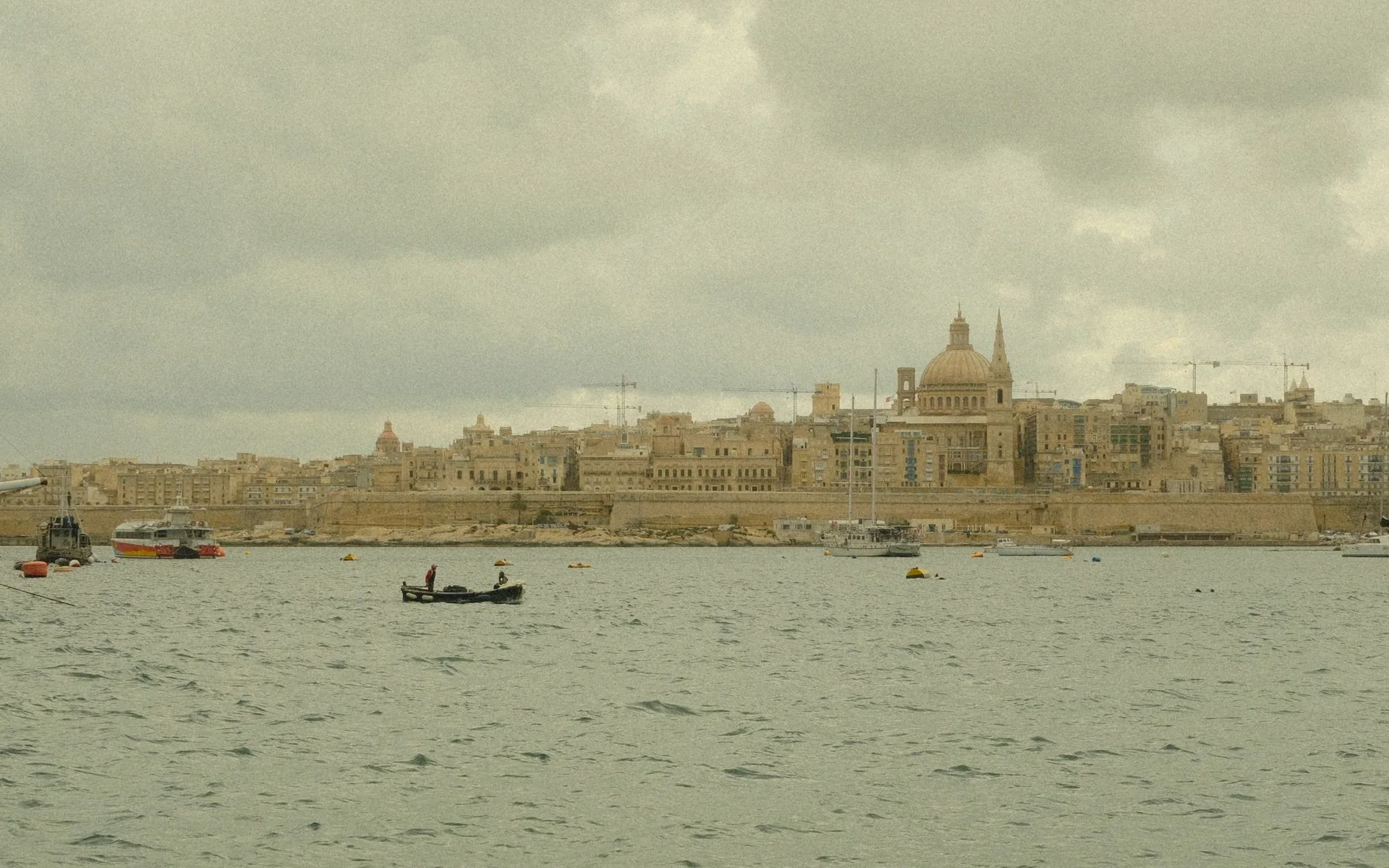 Valletta’s historic architecture as seen from the water