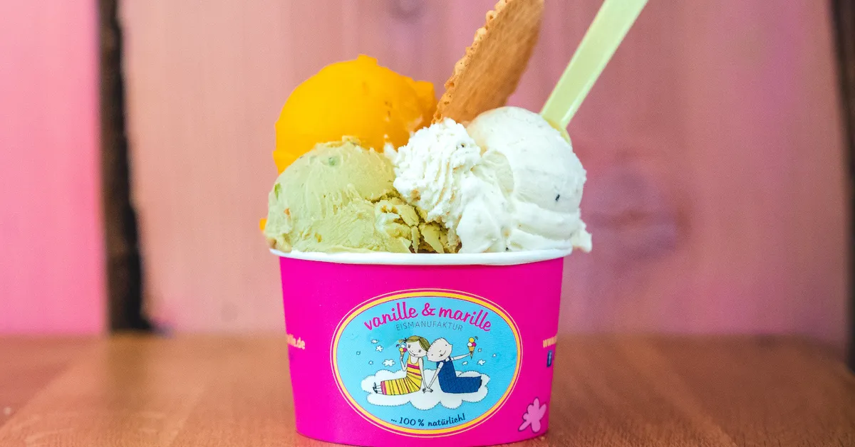 BookNoFees: Aiskrim – Vanille & Marille Kreuzberg 61 – Berlin – Vanille & Marille Kreuzberg 61, foto 1