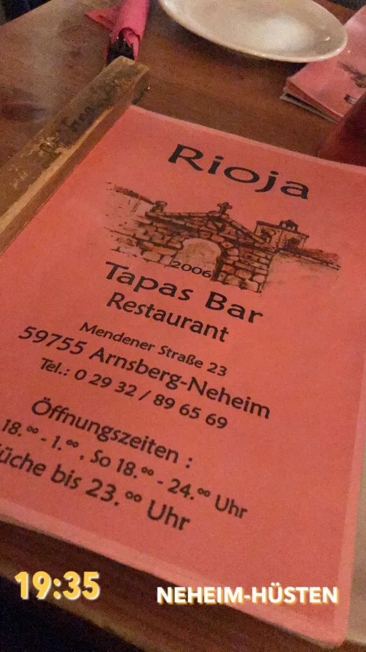 BookNoFees: Restoran – Rioja Tapas-Bar – Arnsberg-Neheim – Rioja Tapas-Bar, foto 1