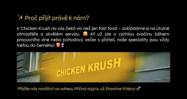 BookNoFees: Restoran – Chicken Krush – Prague – Chicken Krush, foto 2
