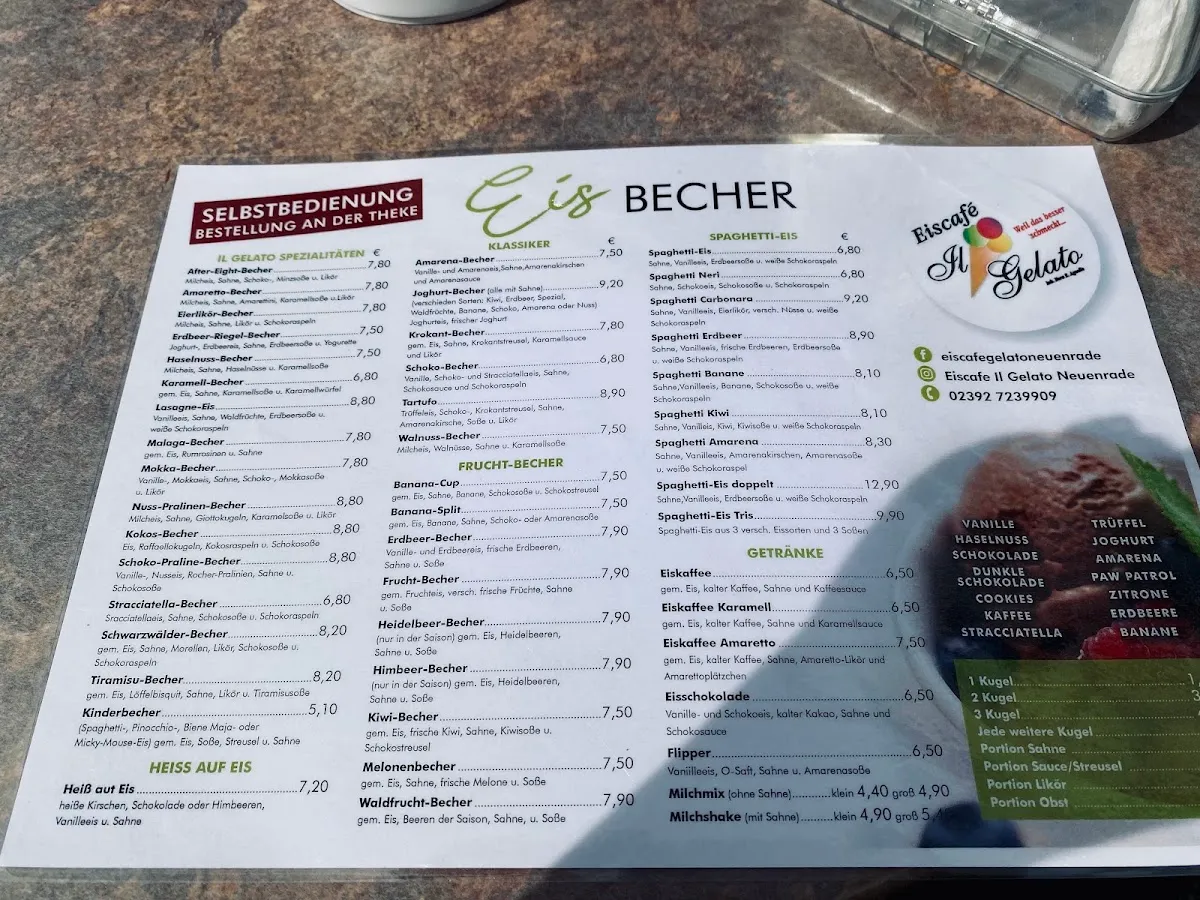 BookNoFees: Restoran – Eiscafé Il Gelato – Neuenrade – Eiscafé Il Gelato, foto 1