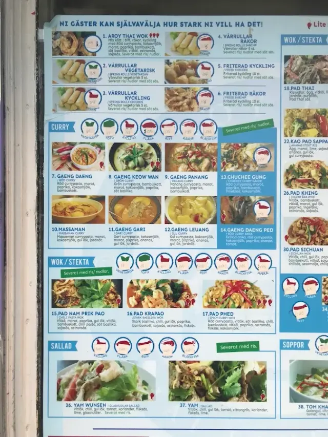BookNoFees: Kedai snek – Aroy Thai Take Away – Stockholm – Aroy Thai Take Away, foto 2