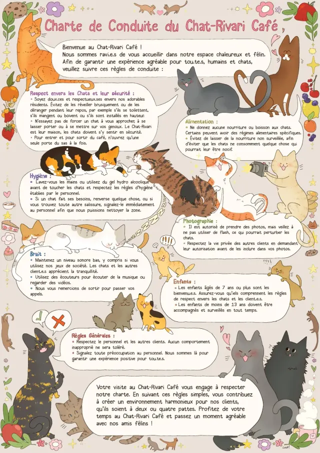 BookNoFees: Kafe – Chat-Rivari Café – Paris – Chat-Rivari Café, foto 2