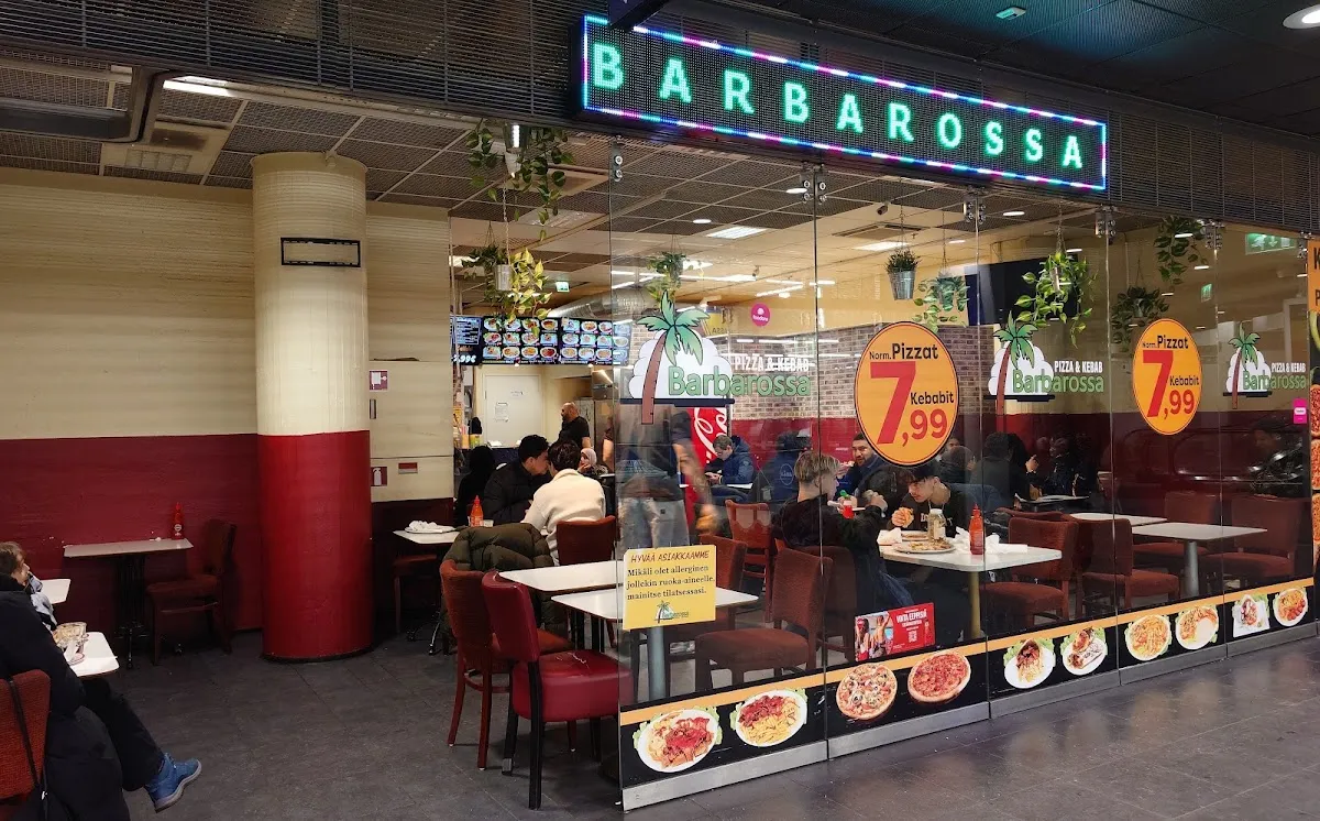 BookNoFees: Restoran – Barbarossa Pizza & Kebab – Helsinki – Barbarossa Pizza & Kebab, foto 1