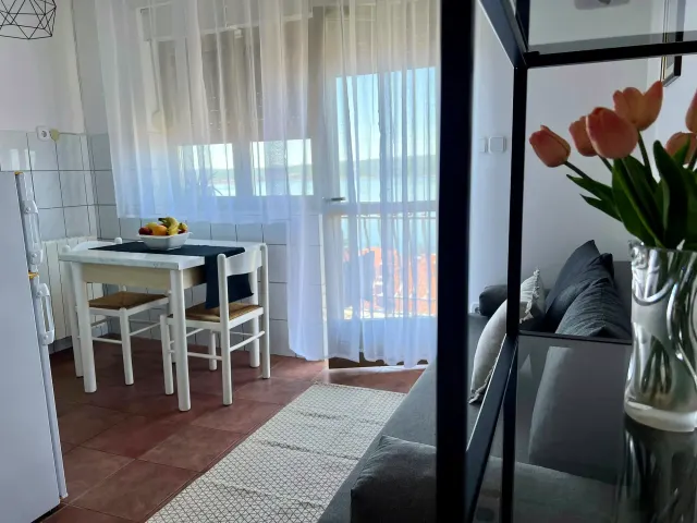BookNoFees: homestay di Crikvenica – Apartment Jasna - matahari terbenam yang menakjubkan