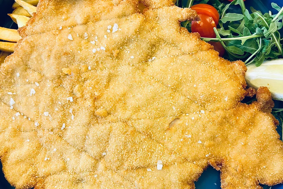 BookNoFees: Contoh foto: Schnitzel bersalut serbuk roti